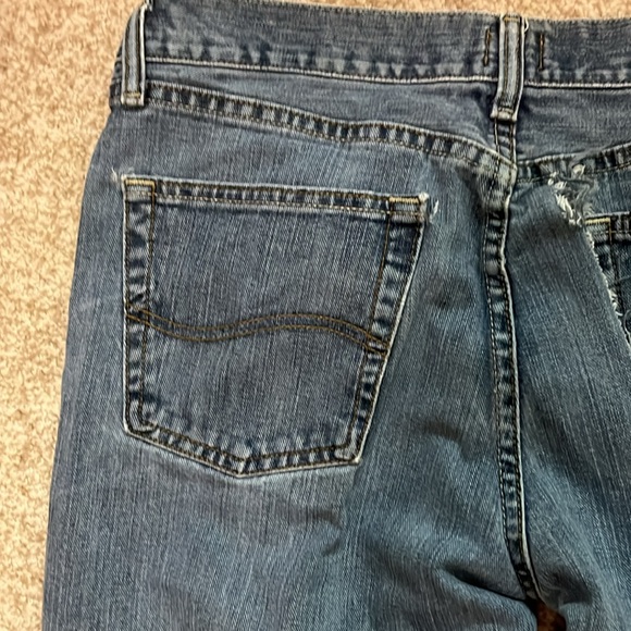 Men’s Lee Relaxed Fit Distressed Jeans 32 x 30 - Picture 10 of 16